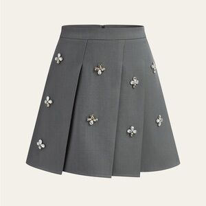 Commense A line mini skirt with diamonds NWT Size M